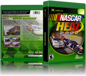 NASCAR Heat 2002 (USA)3D Boxes Back Front